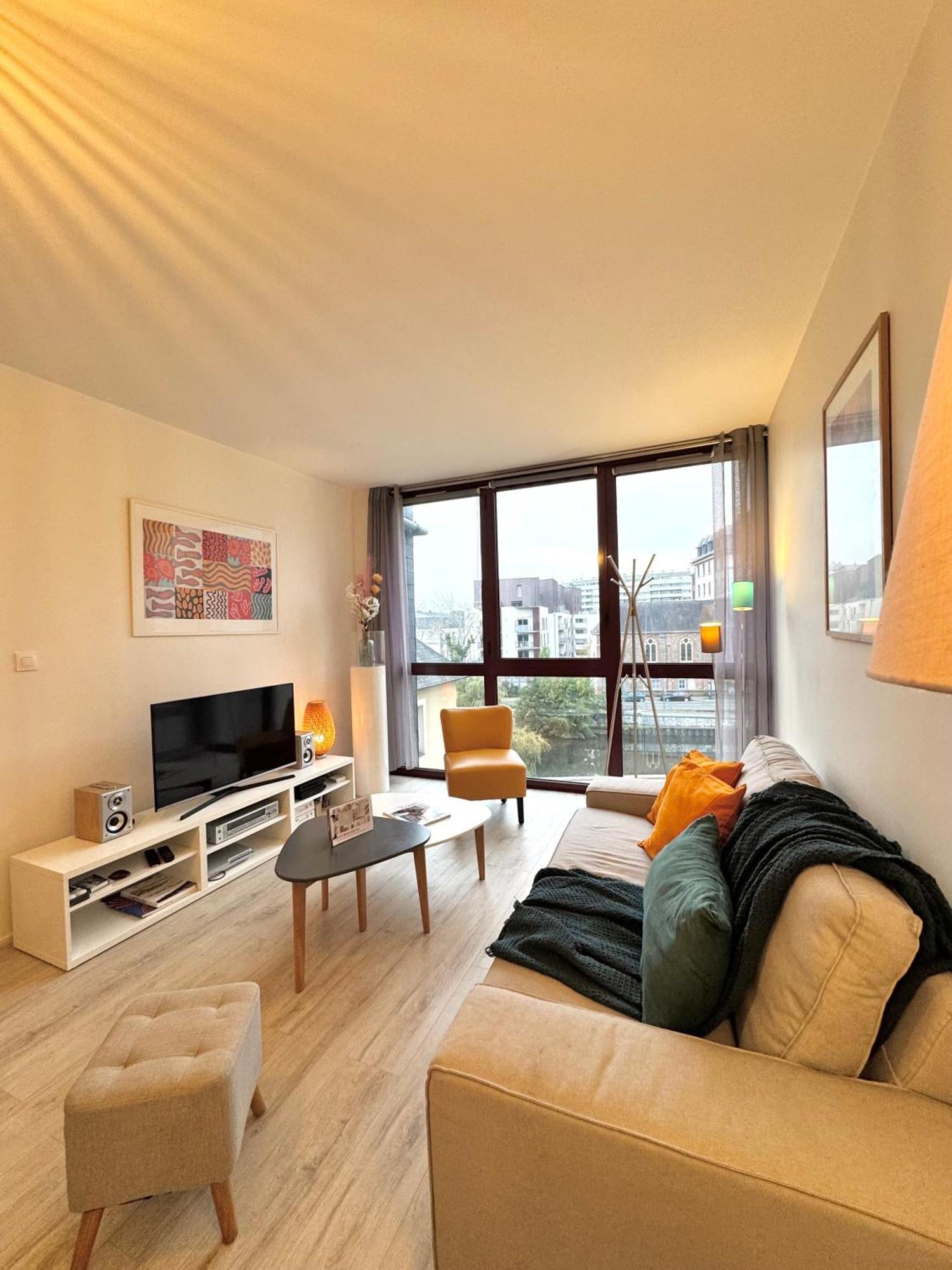 Ferienwohnung Le Nantais, Centre De Rennes Avec Garage Prive Exterior foto